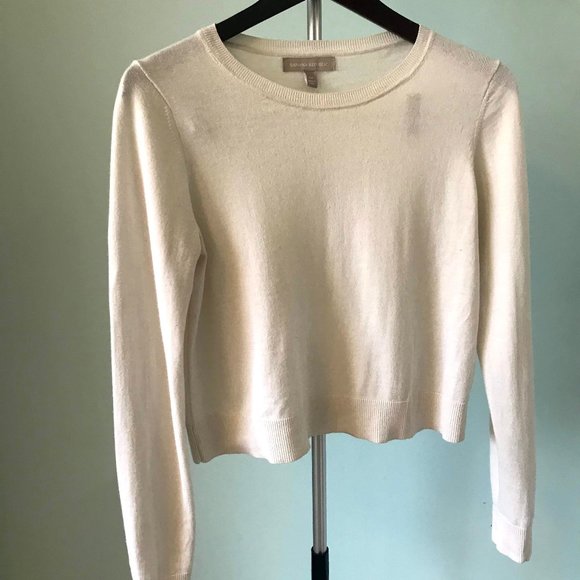 Cream Crop light sweater - Picture 1 of 3